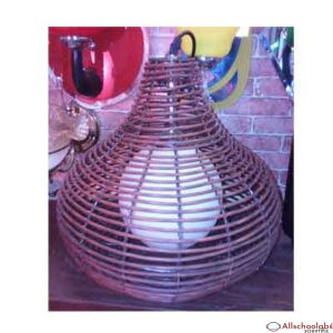 Basket pendant light