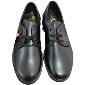 Bata Luis Youth 4436070 Lace Up Shoe-Black