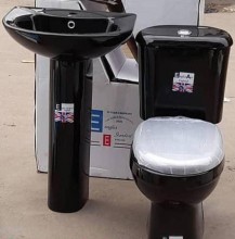Burdington Designer Water Closet System (Black)