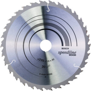 Bosch-accessories 2608640807 Circular saw blade Speedline Wood