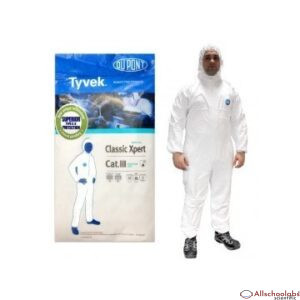 Dupont Tyvek Disposable Coveralls with Hood, Elastic Wrists & Ankles