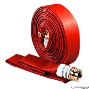 Indian 2.5” by 23m Duraline Rubber Fire Hose