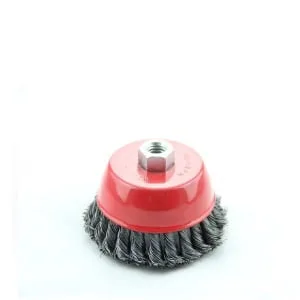 3?X14MM STEEL HARD CUP WIRE BRUSH