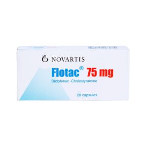 Flotac (Diclofenac/Cholestyramine) 75mg Caps x20 - request current price on allschoolabs.com
