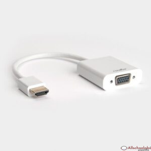 HDMI To VGA Cable Converter (White)