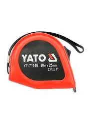 YATO YT-71146 10M/33FT x 25MM MEASURING TAPE – STEEL BLADE