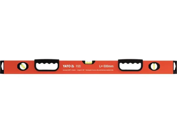 YATO YT-3026 1500MM/60″ 3 VIALS SPIRIT LEVEL – ALUMINIUM, SHOCK PROOF