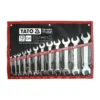 YATO YT-0381 6-32MM 12PCS DOUBLE OPEN END (DOE) – FLAT SPANNER SET