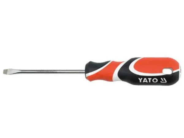 YATO YT-2601 SLOTTED SCREWDRIVER – MAGNETIC TIP, 3X75MM SVCM55