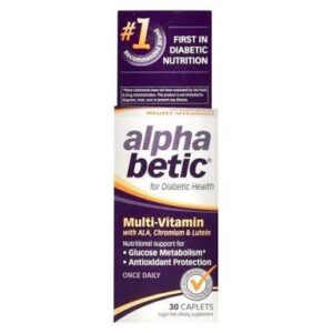 Alphabetic for Diabetic Health Caplets X 30 - request current price on allschoolabs.com