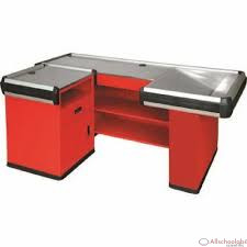 Red color cash out table
