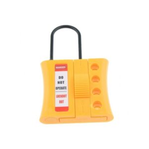 Insulated Lockout Slider Hasp - 4 Holes