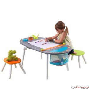 Kidkraft Chalkboard Art Table With Stools