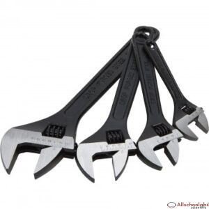 Klutch 4-Pc. Adjustable Wrench Set