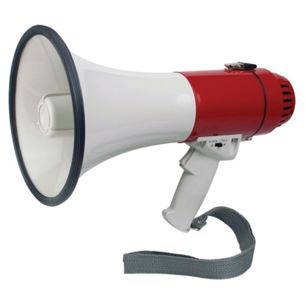 Lalizas Megaphone with Siren, 20W, 400m