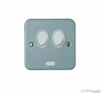 CSWM201 SWITCH 10AX, 250V 2 GANG 1WAY 4.8MM