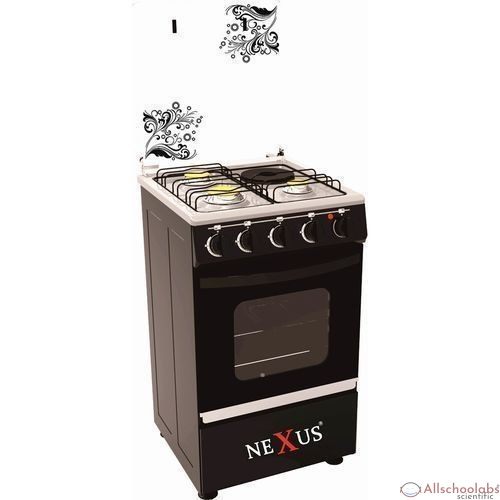 Nexus 4-Burner Gas Cooker GCCR-NX-5055B (3 + 1) ? Black