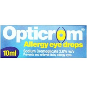 Opticrom Allergy 2% Eye Drops 10ml - request current price on allschoolabs.com