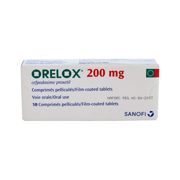 Orelox (Cefpodoxime) 200mg Tabs x10 - request current price on allschoolabs.com