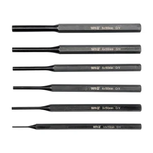 YATO YT-47121 150MM/6″ 6PCS PIN PUNCH SET