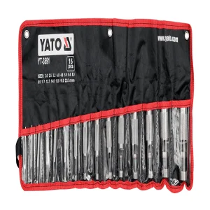 YATO YT-3591 15PCS 2-22MM HOLLOW – BELT PUNCH SET