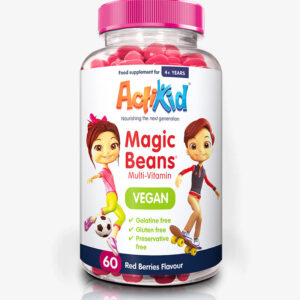 ActiKid Magic Beans Multi-Vitamin Red Berries X 60 - request current price on allschoolabs.com