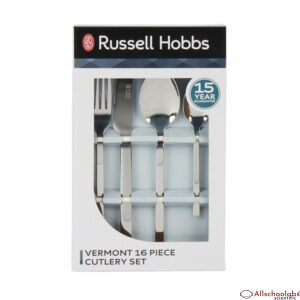 Russell Hobbs Cutlery Set Stainless Steel 16 Piece 4 Person Deluxe Vermont