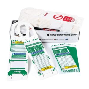 Scafftag Scaffolding Multitag Holder, Insertion and Pen