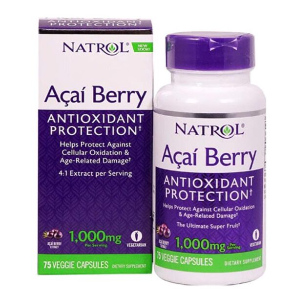 Natrol Acai Berry Antioxidant Protection 1000mg x75 - request current price on allschoolabs.com