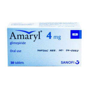 Amaryl (Glimepiride) 4mg Tabs x30 - request current price on allschoolabs.com