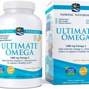 Nordic Natural Ultimate Omega 1280 Omega 3 60 Softgels