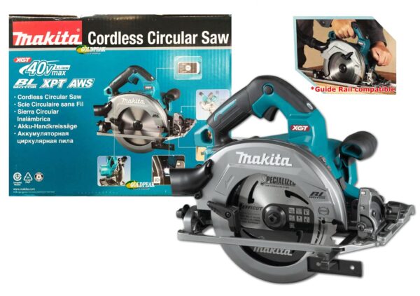 Makita HS004GZ 40V Cordless Circular Saw / Plunge Saw (XGT-Series) [Bare]
