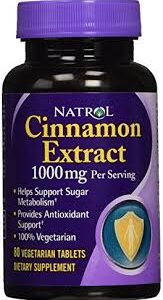 NATROL CINNAMON EXTRACT 1000MG *80TABS