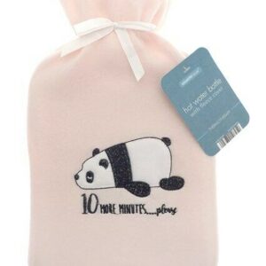 FT19HWB3 HOT WATER BOTTLE CREAM(DOUB RIBB