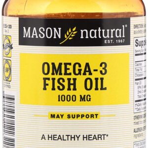 MASON OMEGA3 FISHOIL 1000MG*120S/GELS