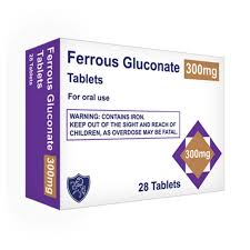 FERROUS GLUCONATE 300MG*28TAB