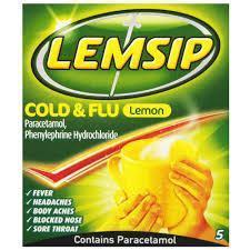 LEMSIP COLD&FLU(LEMON)*5