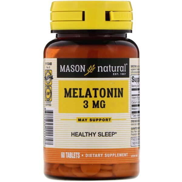 MASON MELATONIN 3MG X 60 TABS
