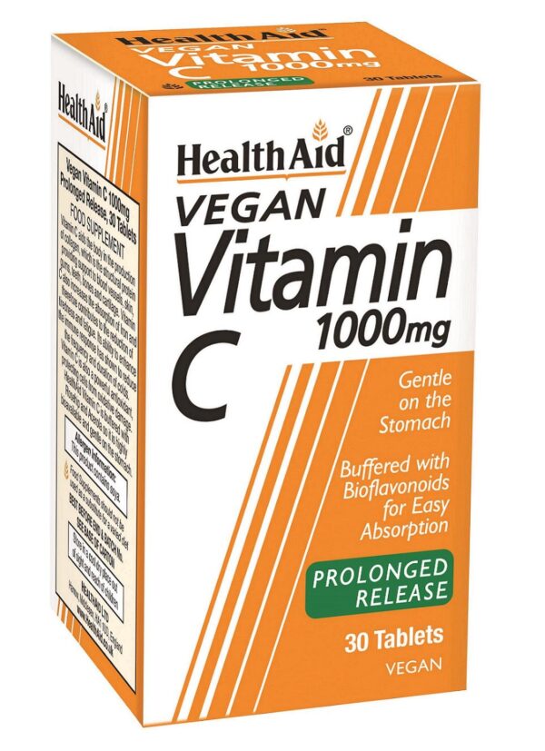 HEALTH AID VIT C 1000MG*30(PROLONGED RELEASE)