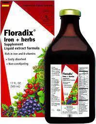 FLORADIX IRON SYRUP 250ML