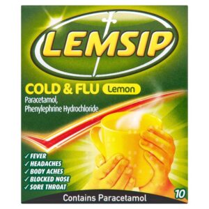 LEMSIP COLD&FLU LEMON *10