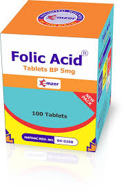 EMZOR FOLIC ACID 5MG*100TABS
