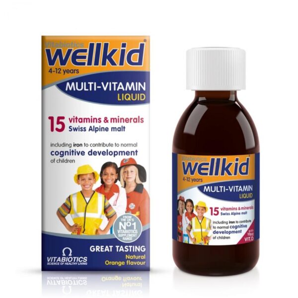 WELLKID 4-12YRS MULTI-VIT LIQ.150ML