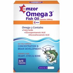 EMZOR OMEGA -3 FISH OIL *30CAP
