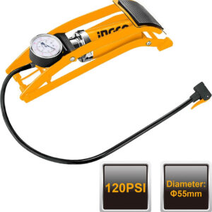 Ingco MPP5511 Foot Hand Pump Tire Inflator 120psi