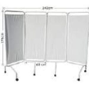 Bedside Screen (with curtain) 4-fold