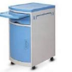 Bedside Locker (ABS, 1 drawer ,1 pull out shelf, storage compartment with a door, towel rail)