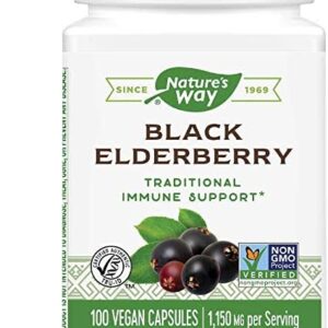 Nature?s Way Black Elderberry 100 Capsules