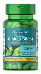 Puritan’s Pride Gingko Biloba 120mg - 30 Softgel