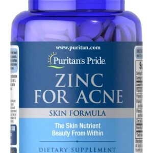 Puritan’s Pride Zinc for Acne 100 Tablets